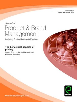 cover image of Journal of Product & Brand Management, Volume 19, Issue 7